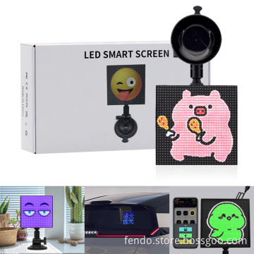 LED APP Programmable 32x32 Pixel Car Rear Window Display with Suction Cups